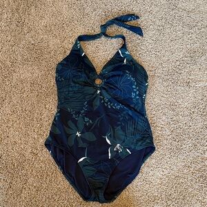 ⚡️Like-New⚡️ Floral Halter Swimsuit